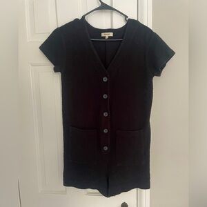 Madewell black romper